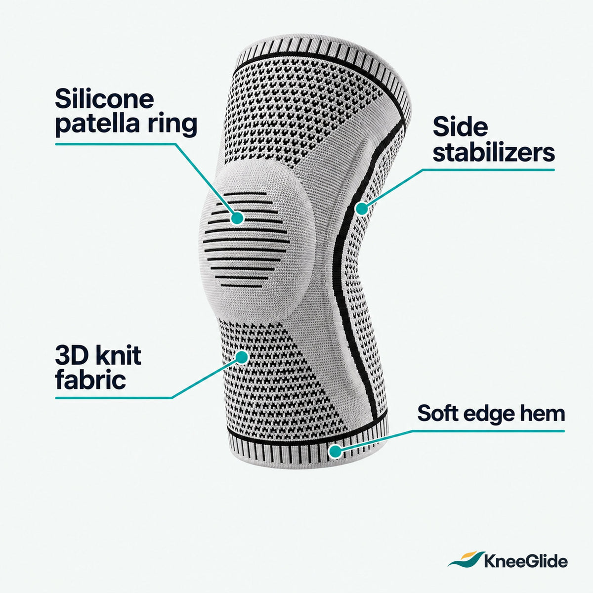 KneeGlide knee sleeve features