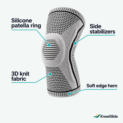 KneeGlide knee sleeve features