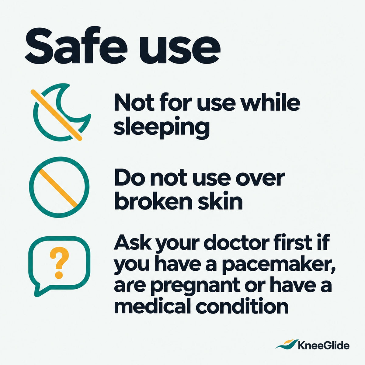 Safe use guidelines