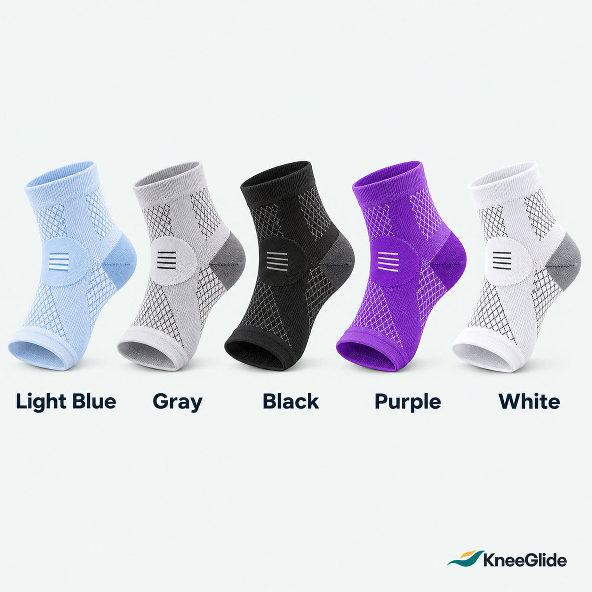 Available colors: Light Blue, Gray, Black, Purple, White