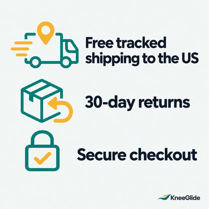 Free tracked shipping to the US, 30-day returns, secure checkout