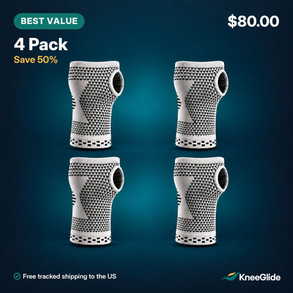 KneeGlide wrist sleeve, 4 pack